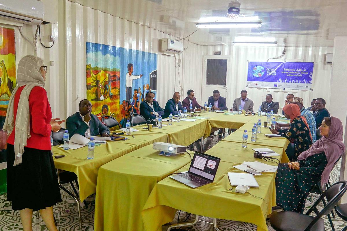 UNESCO workshop in Mogadishu 2